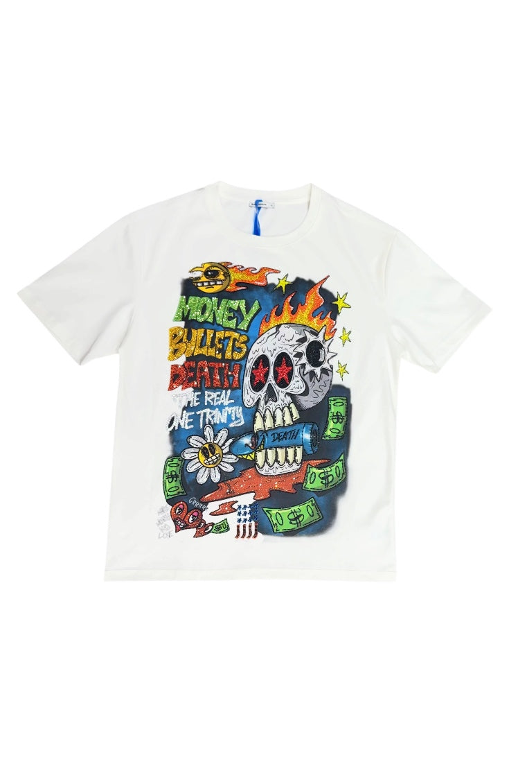Luxury Tshirts, Round Neck & Studded