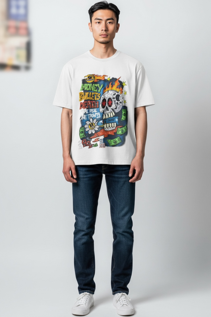 Luxury Tshirts, Round Neck & Studded