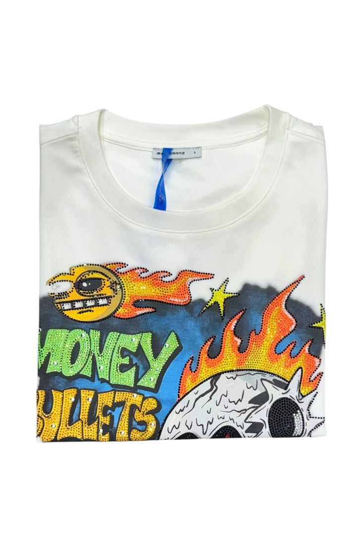 Luxury Tshirts, Round Neck & Studded