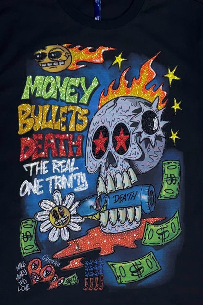 Luxury Tshirts, Round Neck & Studded