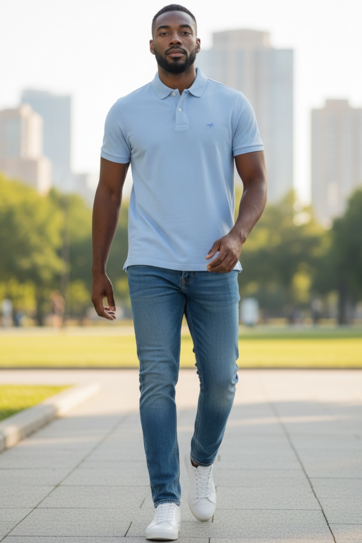 Men Casual Wear - Regular Collar Neck Tshirts