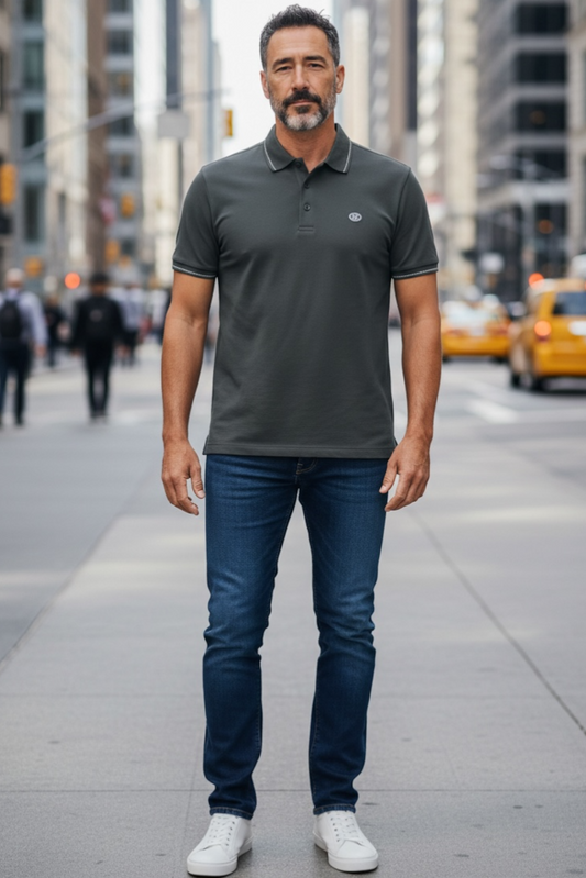 Men Casual Wear - Regular Collar Neck Tshirts
