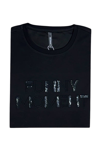 Luxury Tshirts, Round Neck With Studded (Designer)