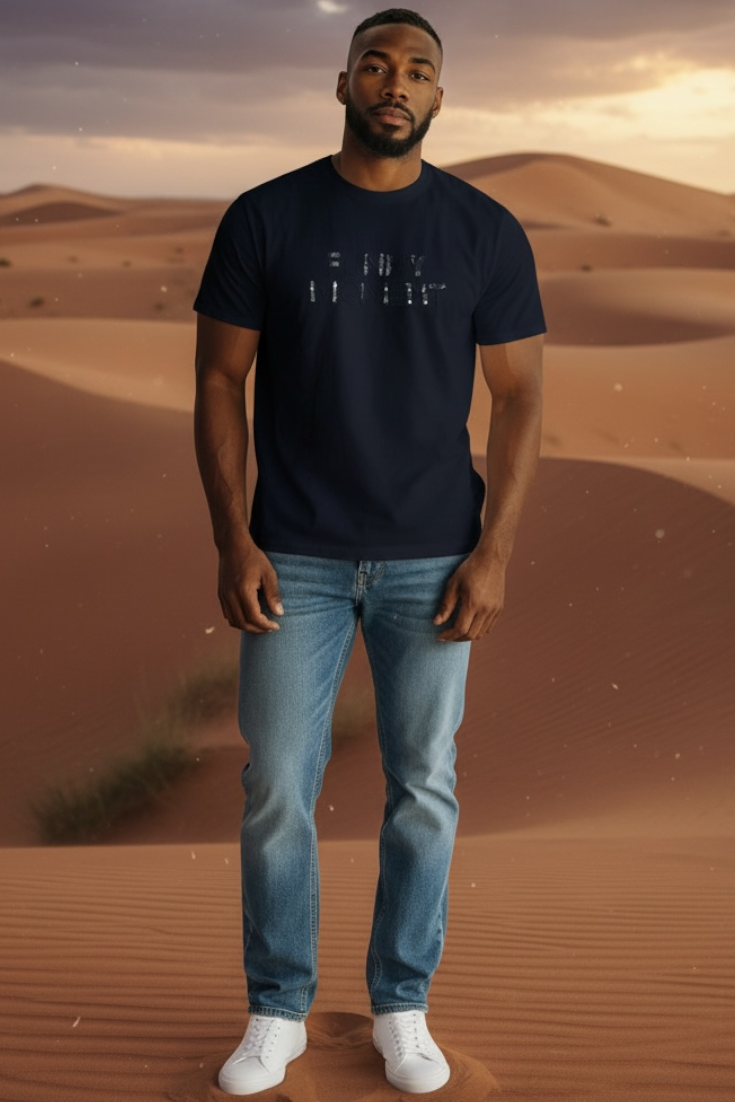 Luxury Tshirts, Round Neck With Studded (Designer)
