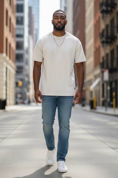 Luxury Tshirts, Round Neck Chain (Designer)