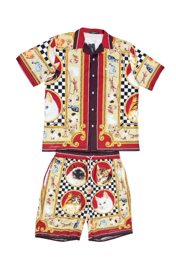 Cuban Collar Co-ord Set - Designer Wear