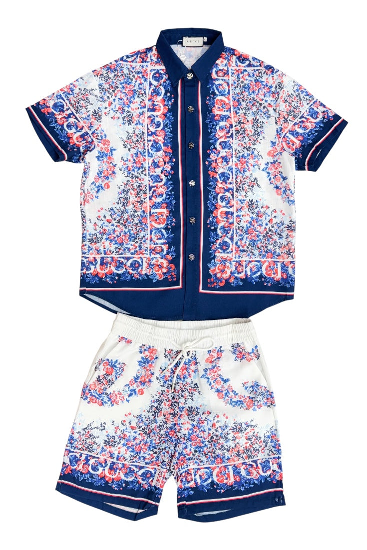 Cuban Collar Co-ord Set - Designer Wear