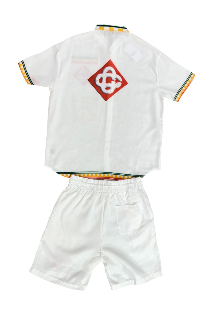 Cuban Collar Co-ord Set - Designer Wear