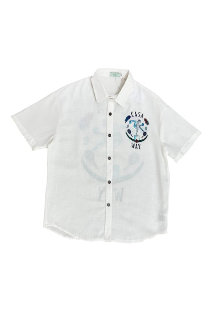 Cuban Collar Co-ord Set - Designer Wear