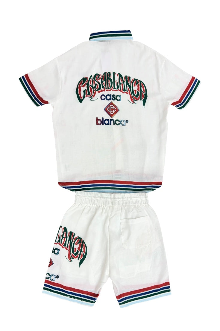 Cuban Collar Co-ord Set - Designer Wear