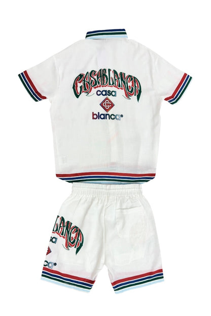 Cuban Collar Co-ord Set - Designer Wear