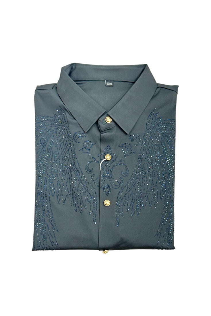 Premium Men Party Wear Studded Shirts