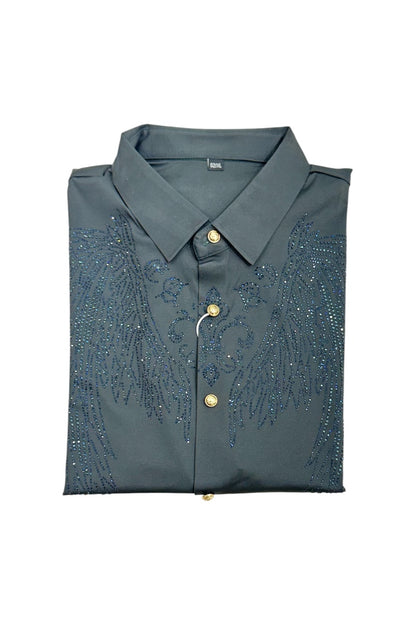 Premium Men Party Wear Studded Shirts