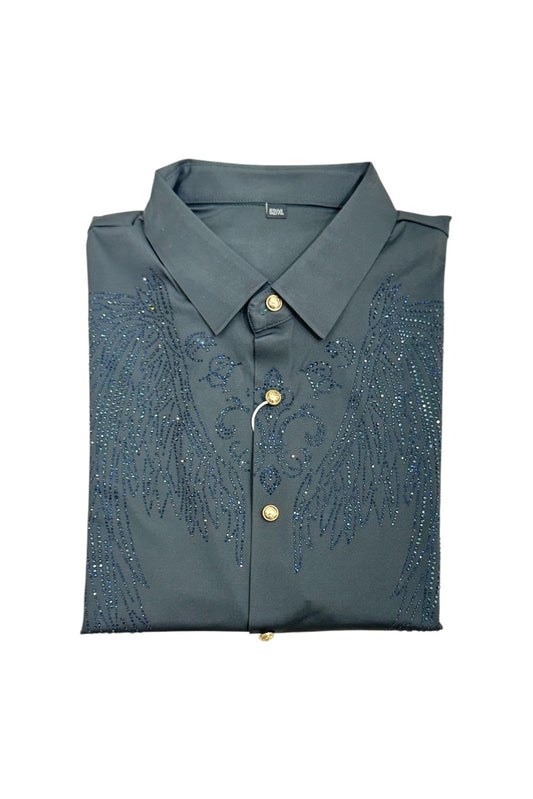 Premium Men Party Wear Studded Shirts