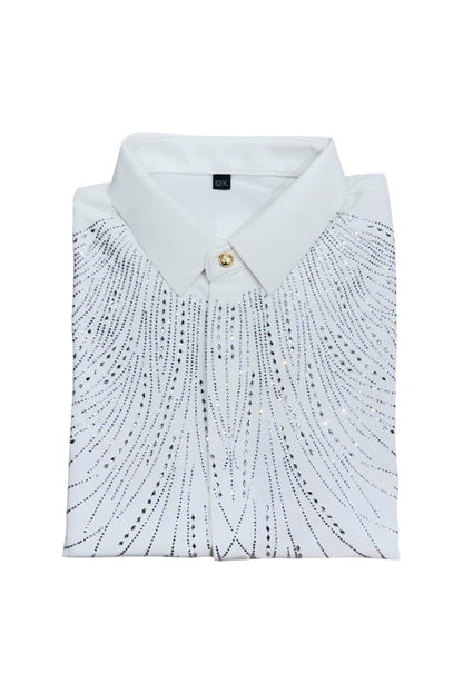 Premium Men Party Wear Studded Shirts