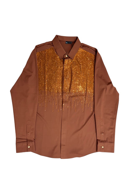 Premium Men Party Wear Studded Shirts