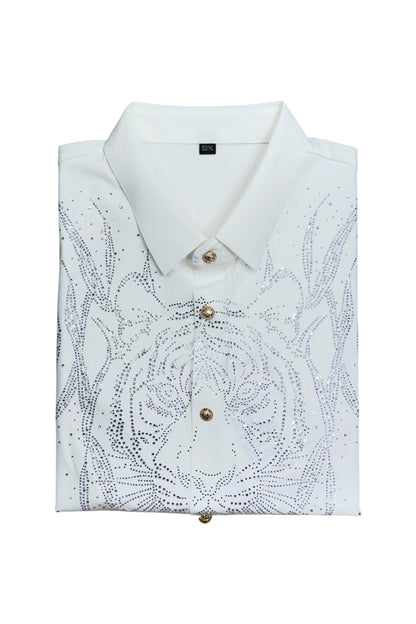 Premium Men Party Wear Studded Shirts