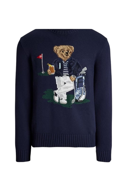 Designer Bear Wool Jumper For Men