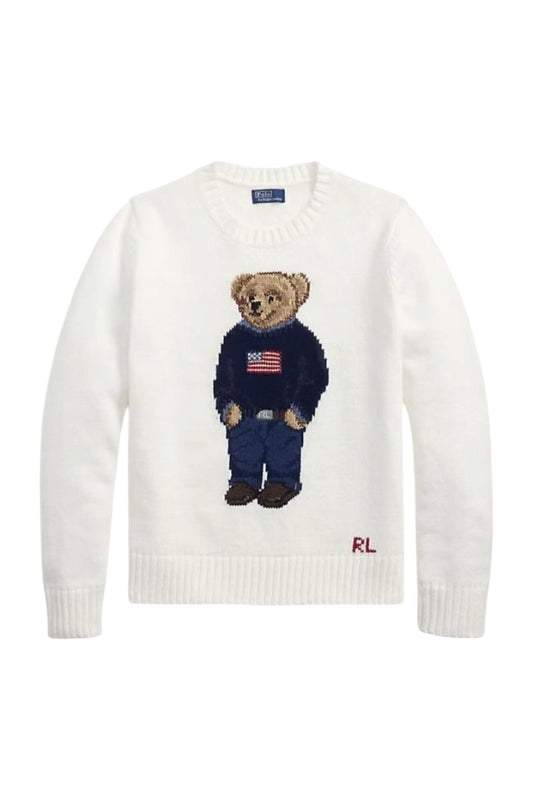 Designer Bear Wool Jumper For Men