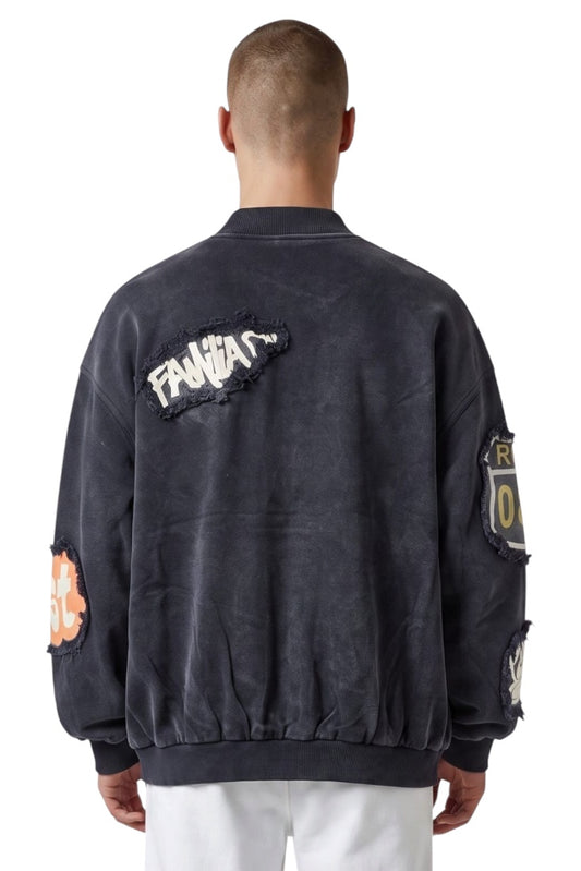 Designer Road Riot Patch Bomber For Men