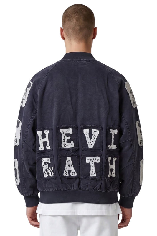 Designer MidnightbToon Patch Bomber For Men