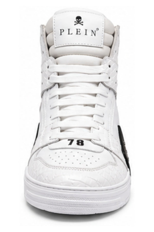Premium High Ankle Sneaker - Croc Skin