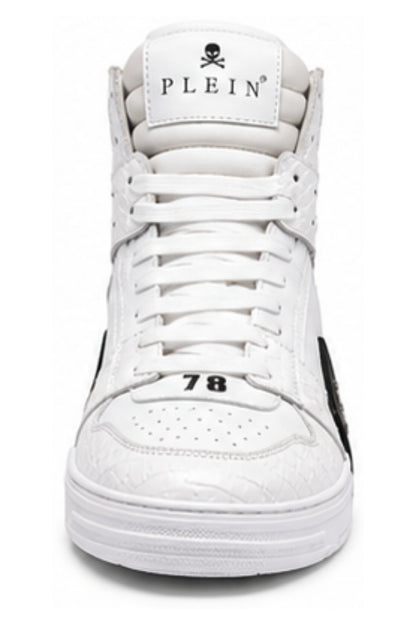 Premium High Ankle Sneaker - Croc Skin