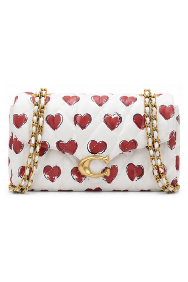 Luxury Sling Bag Women With Heart Print