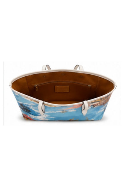 Luxury Shoulder Bag Women - Tropical Print