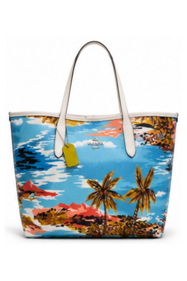 Luxury Shoulder Bag Women - Tropical Print