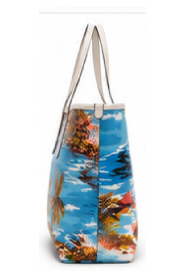 Luxury Shoulder Bag Women - Tropical Print