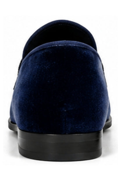 Premium Men Velvet Loafers Studded Shoes