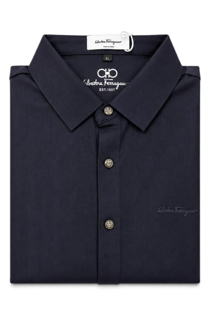 Premium Nocturne Navy Signature Shirt For Men