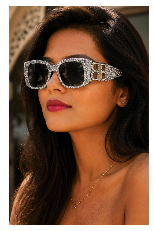 Premium Women Studded Designer Sunglasses